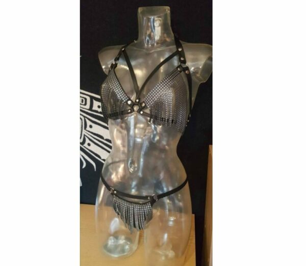 Bizonder silver bikini set