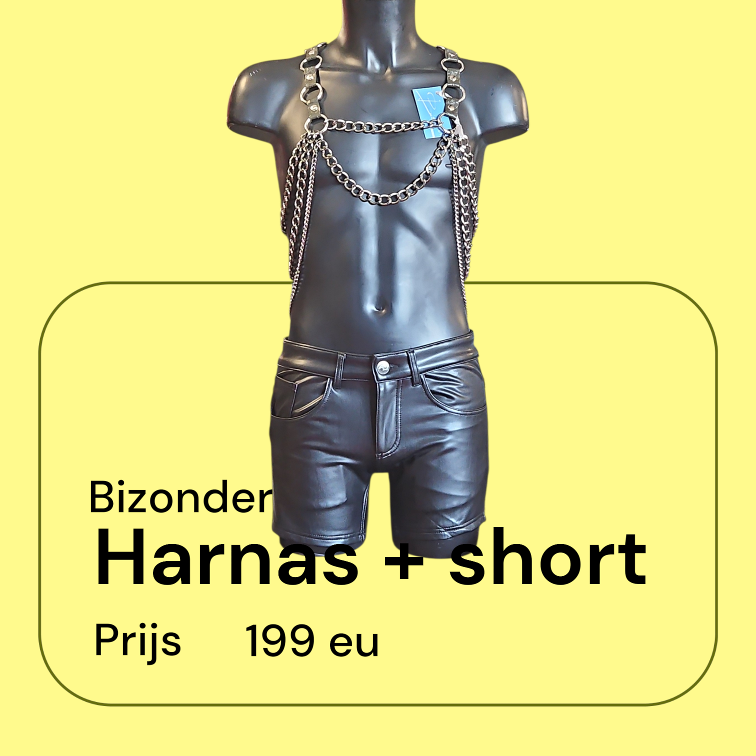 Harnas Heren plus short