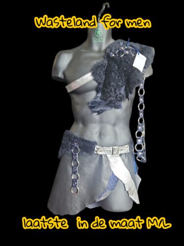 Wasteland set heren grey/bleu
